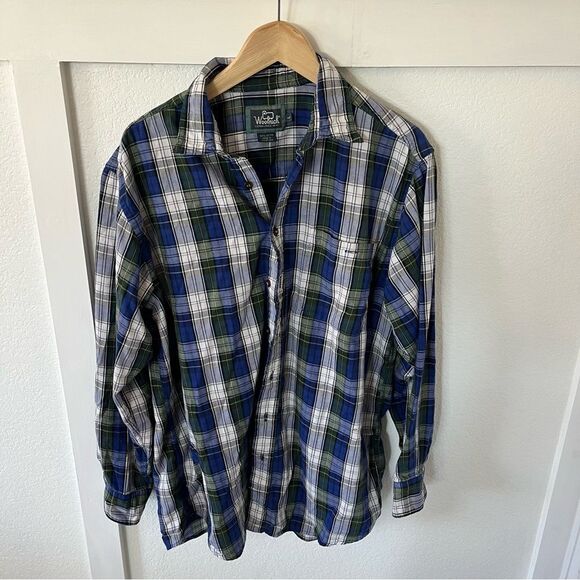 Woolrich Men’s Large Flannel Button-down Shirt. - Picture 1 of 8